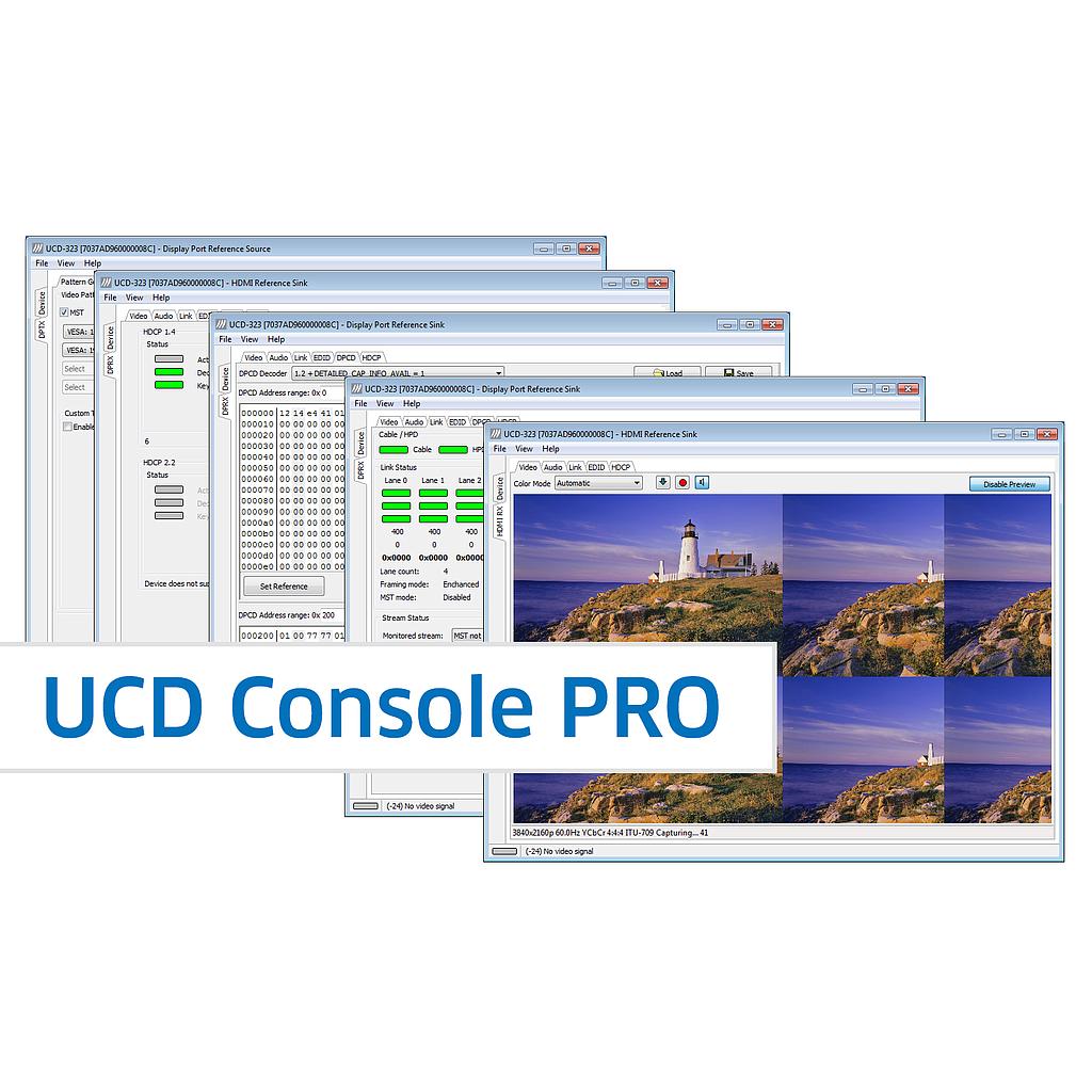 UCD Console Pro for DP Reference Sink