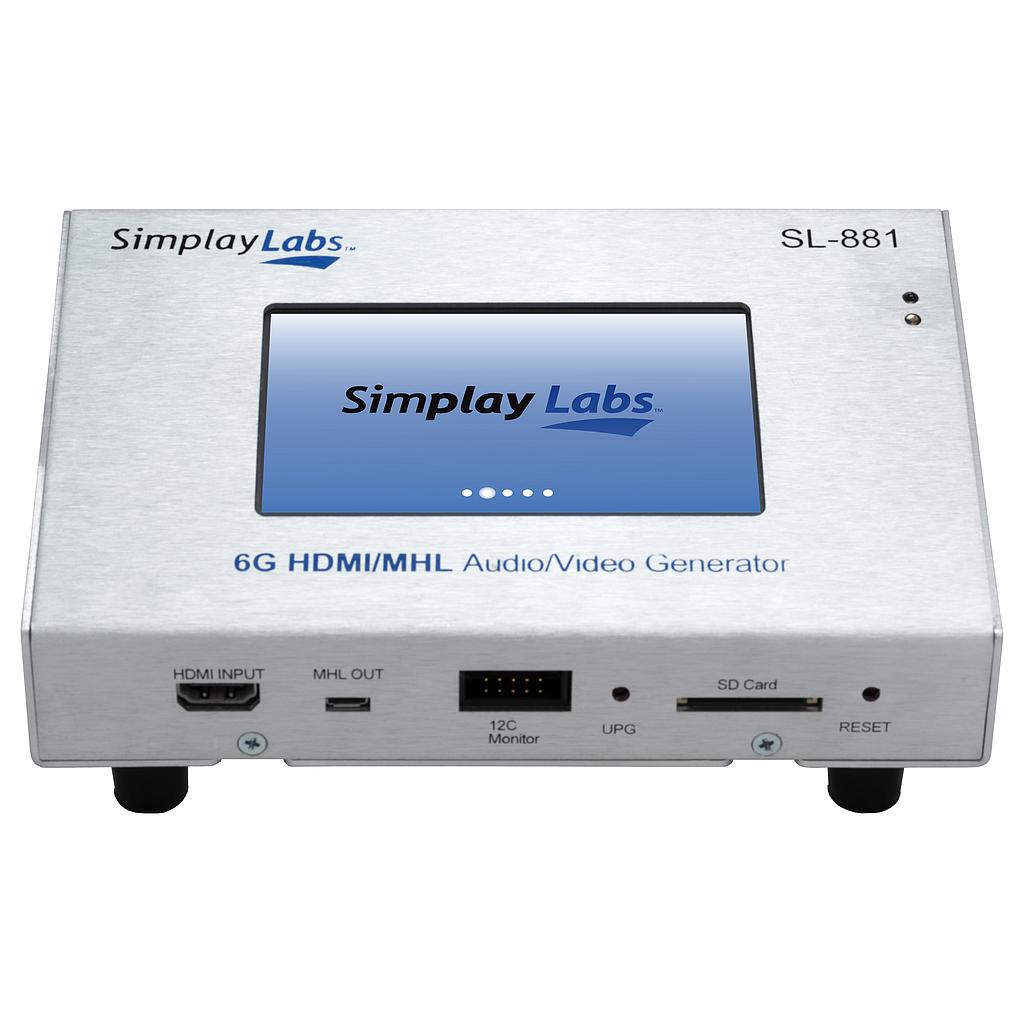 SL-881-6G HDMI/MHL Audio and Video Generator/Analyzer