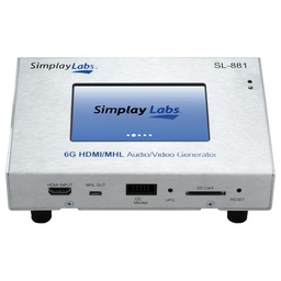 [SL-881-6G] SL-881-6G HDMI/MHL Audio and Video Generator/Analyzer